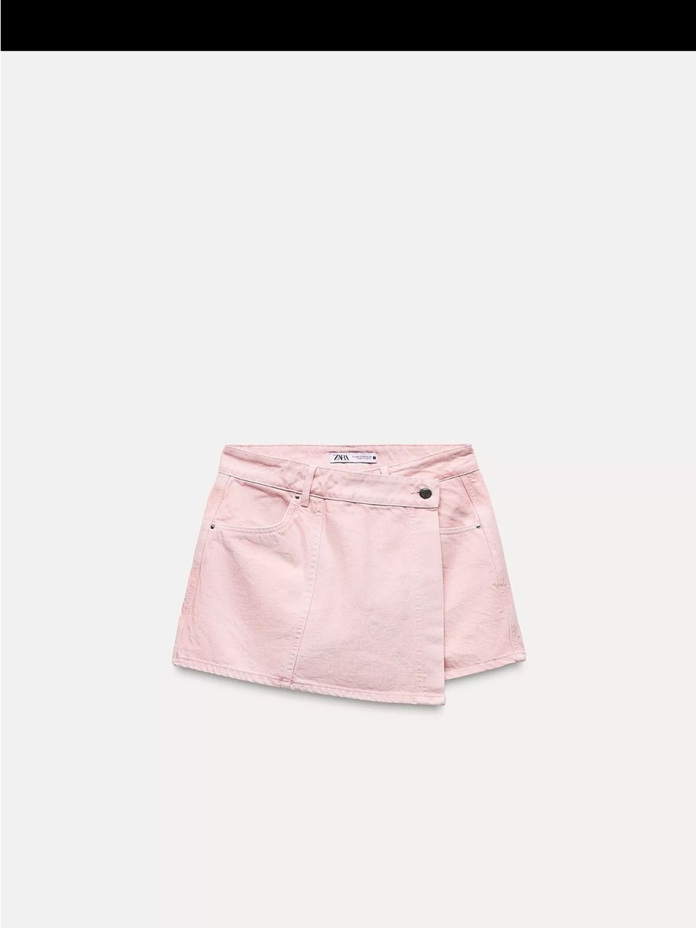 Zara Pink Denim Skort